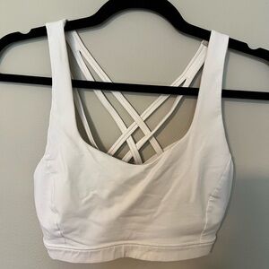 Lululemon Free to Be Serene Bra Light Support, C/D Cup Size 6 White